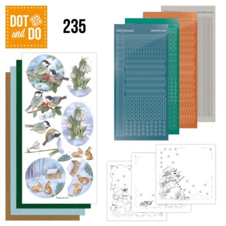(DODO235)Dot and Do 235 - Jeanine's Art - Winter Garden