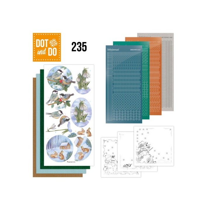 (DODO235)Dot and Do 235 - Jeanine's Art - Winter Garden