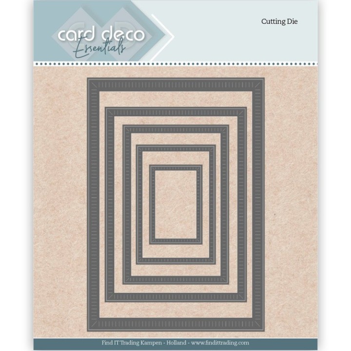 (CDECD0124)Card Deco Essentials - Nesting Dies - Striped Border