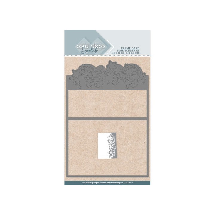 (CDCD10105)Card Deco Essentials Frame Dies - Star Border - A5