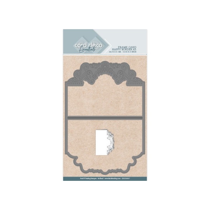 (CDCD10107)Card Deco Essentials Frame Dies - Happy Border - A5