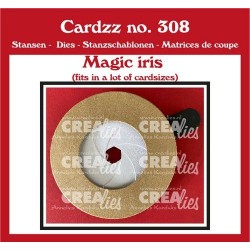 (CLCZ308)Crealies Cardzz Magic Iris finished: 10,2 cm