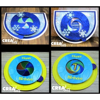 (CLCZ308)Crealies Cardzz Magic Iris finished: 10,2 cm