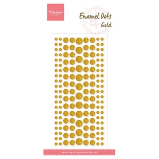 (PL4523)Marianne Design Enamel Dots, Gold Glitter