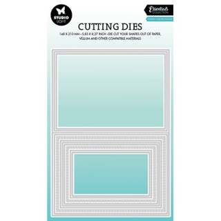 (SL-ES-CD438)Studio Light SL Cutting Die Folded card rectangle Essentials nr.438