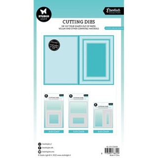 (SL-ES-CD438)Studio Light SL Cutting Die Folded card rectangle Essentials nr.438