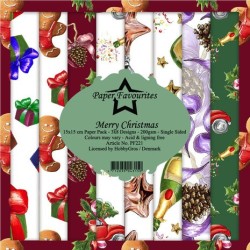 (PF221)Paper Favorites Merry Christmas 6x6 Inch Paper Pack