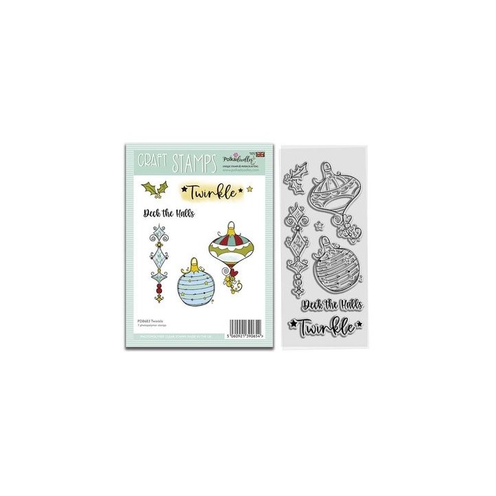 (PD8683)Polkadoodles Twinkles Craft Stamps