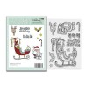 (PD8684)Polkadoodles Jingle All the Way Craft Stamps