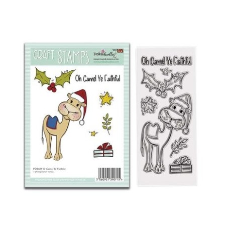 (PD8689)Polkadoodles O Camel Ye Faithful Craft Stamps