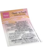 (ec0198)Clear Stamp  Eline's Animals - Christmas Carols