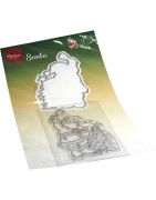 (HT1669)Clear stamp Hetty's Santa