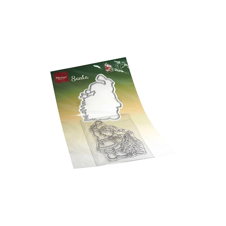 (HT1669)Clear stamp Hetty's Santa