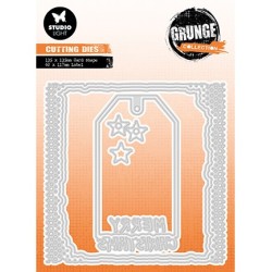 (SL-GR-CD434)Studio Light SL Cutting Die Card shape Grunge Collection nr.434
