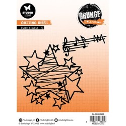 (SL-GR-CD435)Studio Light SL Cutting Die Card Grit lines Grunge Collection nr.435