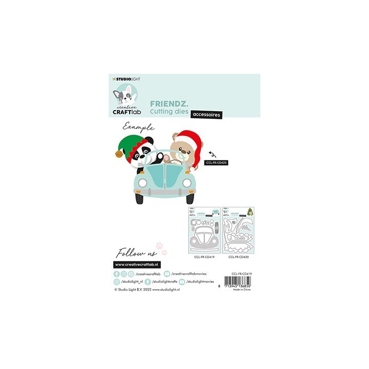 (CCL-FR-CD419)Studio Light Cutting Die Beetle Accessoires Friendz nr.419