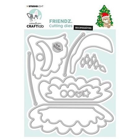 (CCL-FR-CD420)Studio Light Cutting Die Christmas Accessoires Friendz nr.420