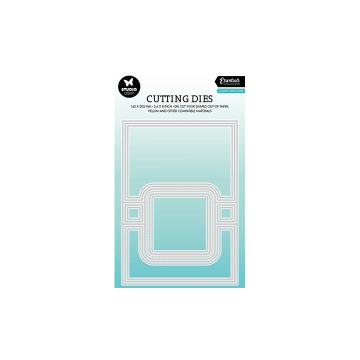 (SL-ES-CD384)Studio Light SL Cutting Die Squared Swing Card Essentials nr.384