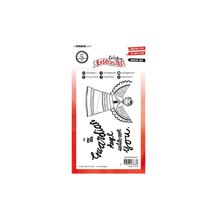(ABM-ES-STAMP292)Studio light clear stamp Guardian Angel Christmas Essentials nr.292