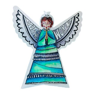 (ABM-ES-PP64)Studio Light Unprinted Angel Flags Art Paper Christmas Essentials nr.64
