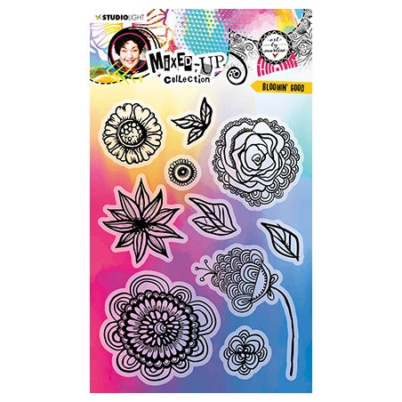 (ABM-MUC-STAMP284)Studio light clear stamp Blooming' Good Mixed-Up Collection nr.284