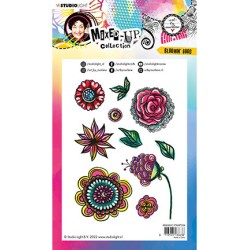 (ABM-MUC-STAMP284)Studio light clear stamp Blooming' Good Mixed-Up Collection nr.284
