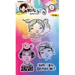 (ABM-MUC-STAMP288)Studio light clear stamp My Girls Mixed-Up Collection nr.288