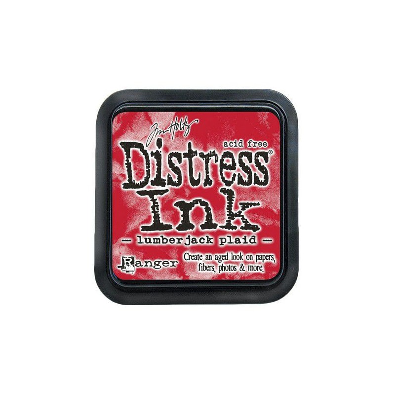 (TIM82354)Distress Ink Pad Lumberjack plaid