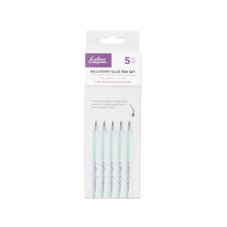 (CC-TOOL-BPGLUEP)Crafter's Companion Ballpoint Glue Pen Set (5pcs)