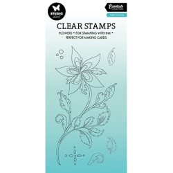 (SL-ES-STAMP325)Studio light SL Clear stamp Fairy Flower Essentials nr.325