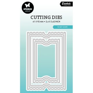 (SL-ES-CD441)Studio Light SL Cutting Die Ticket nested shape Essentials nr.441