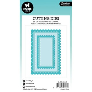 (SL-ES-CD443)Studio Light SL Cutting Die Scalloped nested shape Essentials nr.443