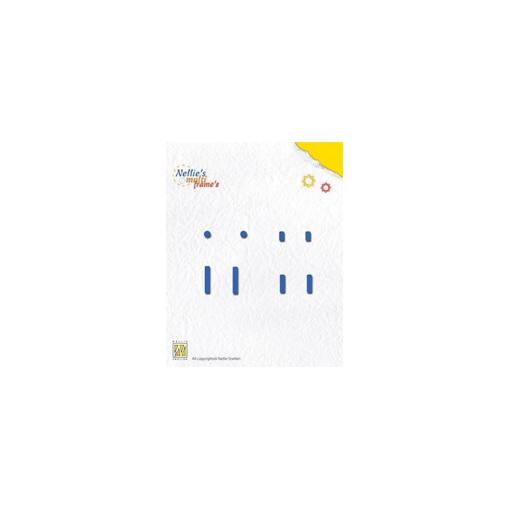 (MFD065)Multi Frame Die string-set for tags