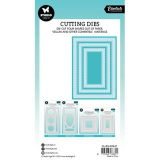 (SL-ES-CD447)Studio Light SL Cutting Die Rectangle passe partout Essentials nr.447
