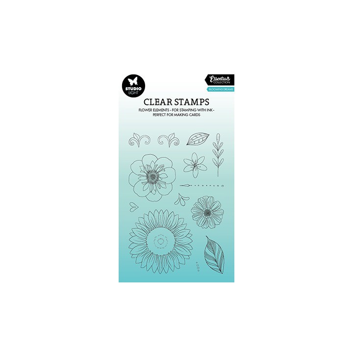 (SL-ES-STAMP326)Studio light SL Clear stamp Blooming Dream Essentials nr.326