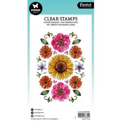 (SL-ES-STAMP326)Studio light SL Clear stamp Blooming Dream Essentials nr.326