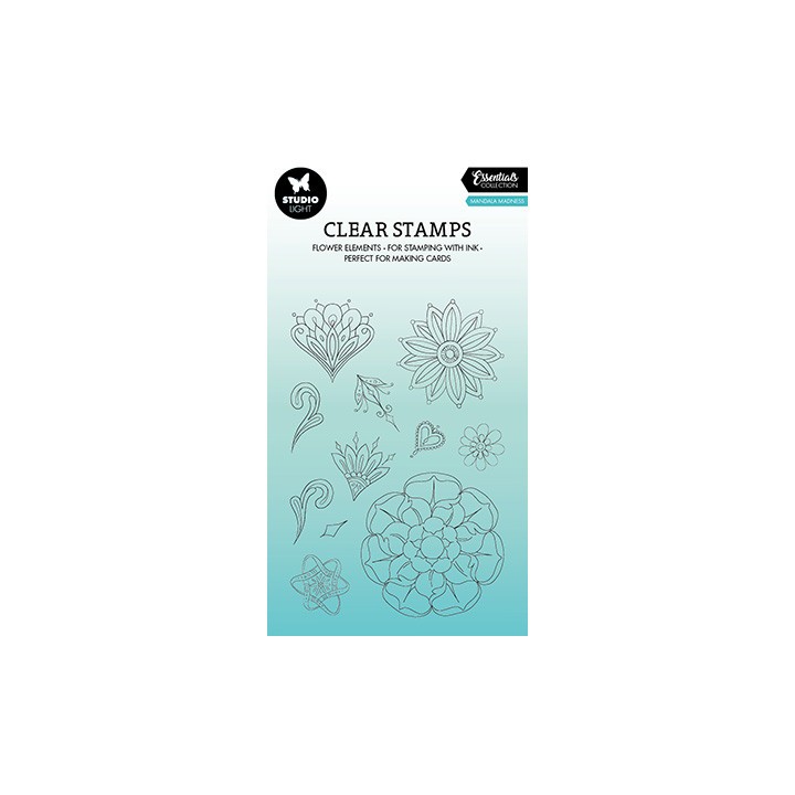(SL-ES-STAMP327)Studio light SL Clear stamp Mandala Madness Essentials nr.327