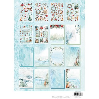 (SL-ES-DCB32)Studio Light SL Paper pad Christmas in the forest Essentials nr.32
