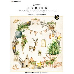 (SL-ES-DCB33)Studio Light SL Paper pad Natural Christmas Essentials nr.33