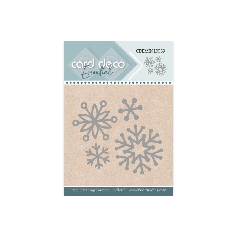 (CDEMIN10059)Card Deco Essentials - Mini Dies - 59 - Snowflakes