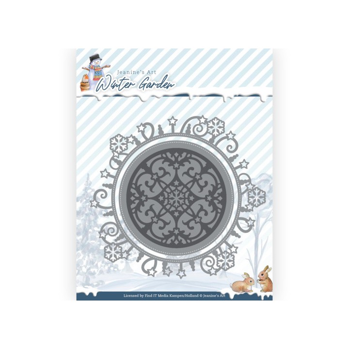(JAD10169)Dies - Jeanine's Art - Winter Garden - Snowflake Circle