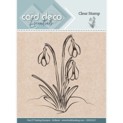 (CDECS127)Card Deco Essentials Clear Stamps - Snowdrop