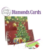 (DDDC1132)Dotty Designs Diamond Easel Card 132 - Christmas Tree