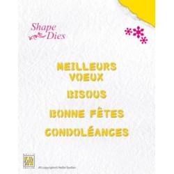 (SD029)Nellie's Shape Dies french texts 1