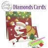 (DDDC1139)Dotty Designs Diamond Easel Card 139 - Santa with Bell