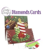 (DDDC1141)Dotty Designs Diamond Easel Card 141 - Candles