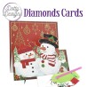 (DDDC1143)Dotty Designs Diamond Easel Card 143 - Two Snowmen