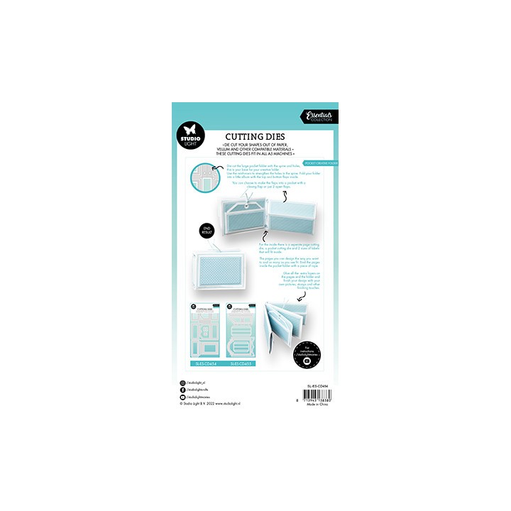 (SL-ES-CD454)Studio Light SL Cutting Die Pocket creative folder Essentials nr.454