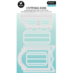 (SL-ES-CD455)Studio Light SL Cutting Die 3D Closet card shape Essentials nr.455