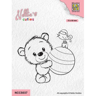 (NCCS037)Nellie`s Choice Clearstamp - Christmas Ball